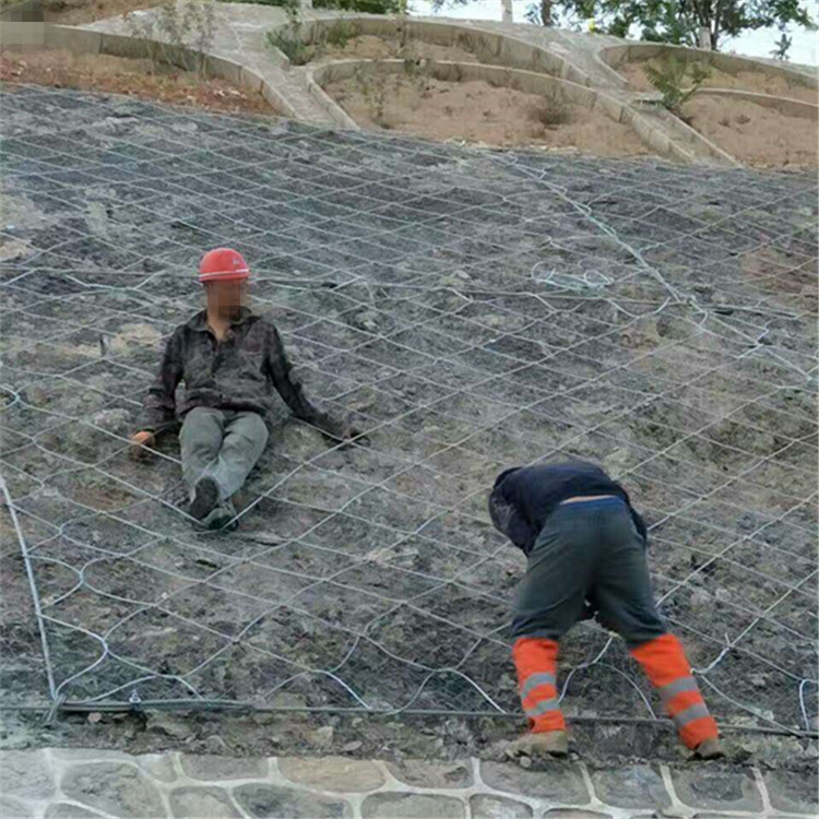 邊坡防護網(wǎng)的安裝